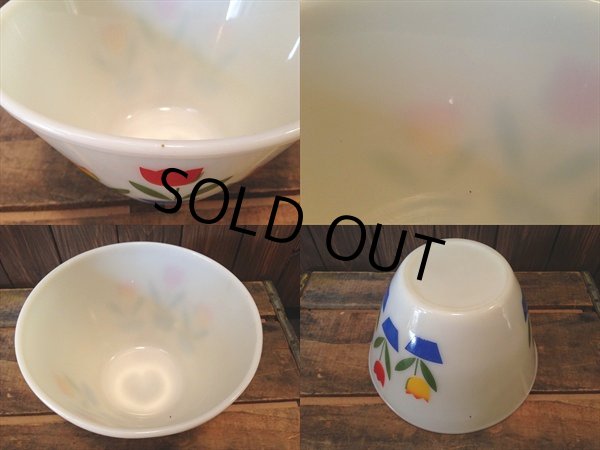 画像2: Fire King Tulip Mixing Bowl L(NR-164) (2)