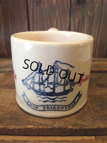 画像1: VINTAGE U.S.A. SHIP FRIENDSHIP Mug (NR-159) (1)