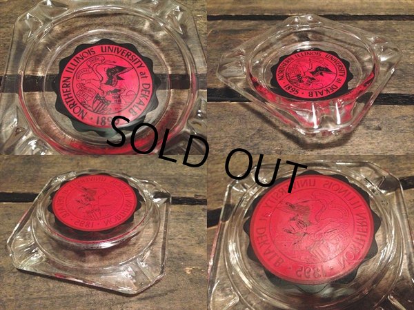 画像2: 1985 NORTHERN ILLINOIS UNIVERCITY/ College Ashtray (NR-211)  (2)