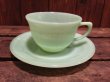 画像1: Fire King Jane Ray Cup & Saucer (NR-168) (1)