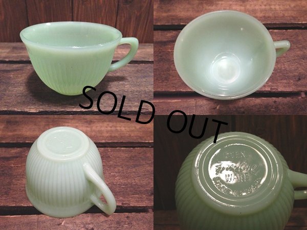 画像2: Fire King Jane Ray Cup & Saucer (NR-167) (2)