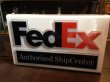 画像1: VINTAGE Fedex Lighted Sign (NR-173) (1)