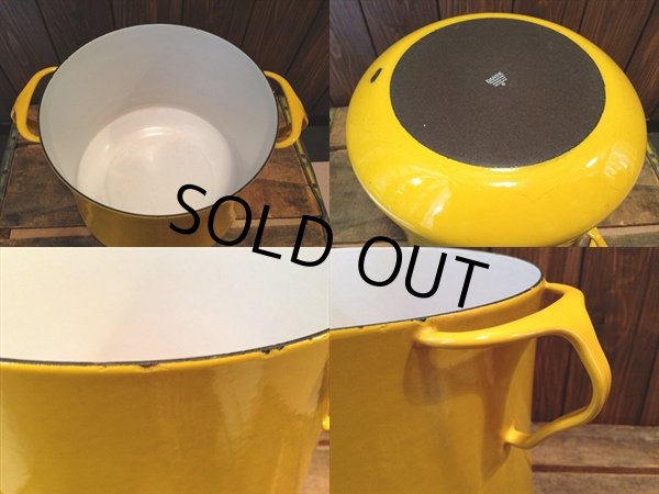 画像2: 60ｓ DANSK YELLOW ENAMELED STOCK POTS (NR-250) (2)