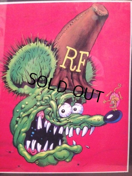 画像2: Rat Fink Poster w/Frame (NR-251) (2)