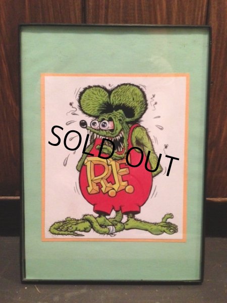 画像1: Rat Fink Poster w/Frame (NR-252) (1)