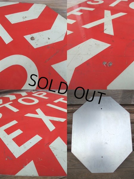 画像2: Vintage STOP EXIT Sign　(AC-302) (2)