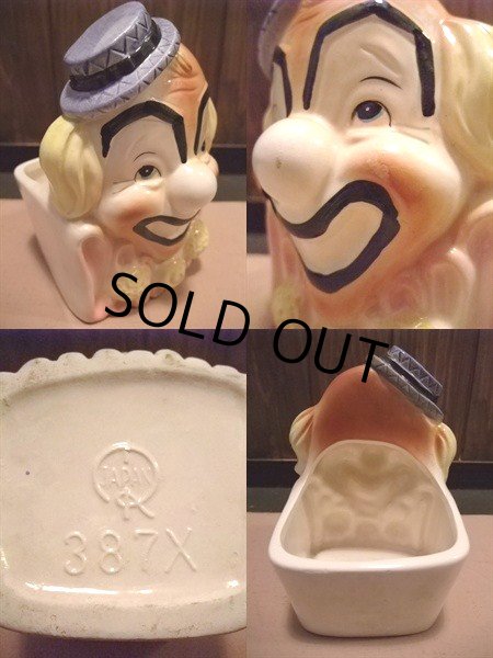 画像2: Vintage Clown Ceramic Planter (AC-312)  (2)