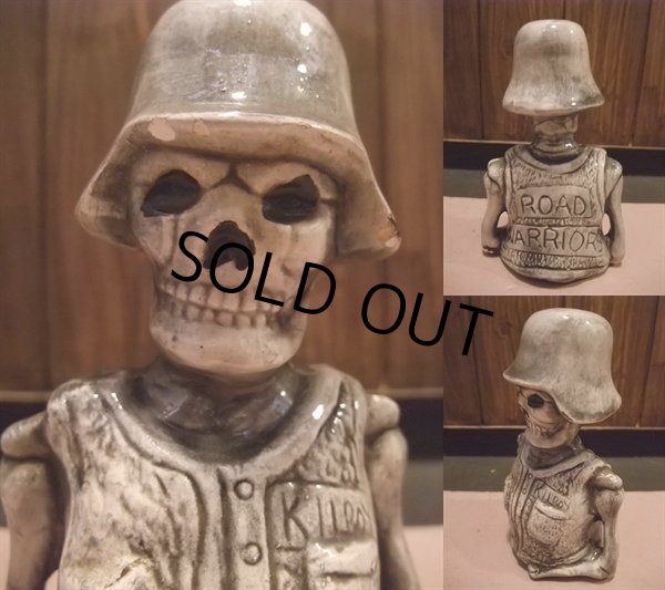 画像2: Rumph Biker Skull Ceramic Statue  (AC-314)  (2)