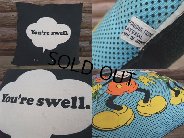 画像2: Vintage Disney Mickey Mouse Cushion (AC-316)  (2)