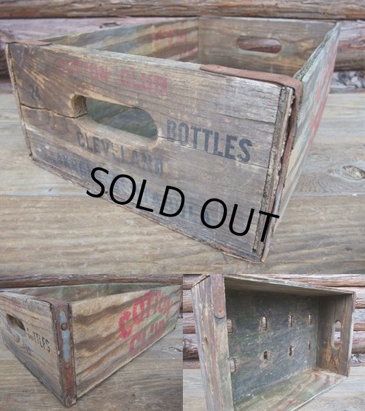 画像3: Vintage COTTON CLUB Drink Wood Box (AC-319)  (3)