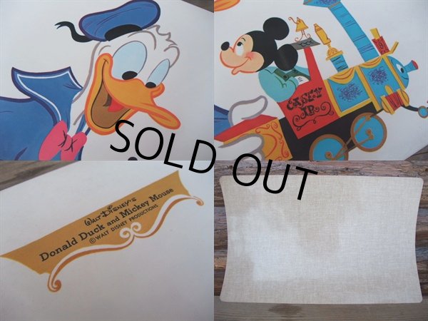 画像2: Vintage Disney MICKEY LUNCH MAT (AC-353) (2)