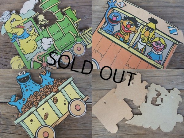 画像2: VINTAGE SESAME STREET / WALL DECO 3pc SET (AC368)  (2)