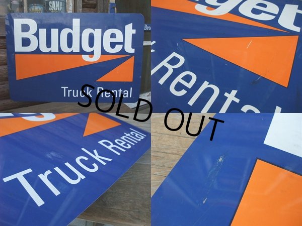 画像2: Vintage Budget TRUCK RENTAL Sign (AC431)　 (2)