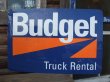 画像1: Vintage Budget TRUCK RENTAL Sign (AC431)　 (1)
