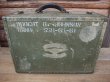 画像1: Vintage Wood Military Army Trunk (AC-373)  (1)