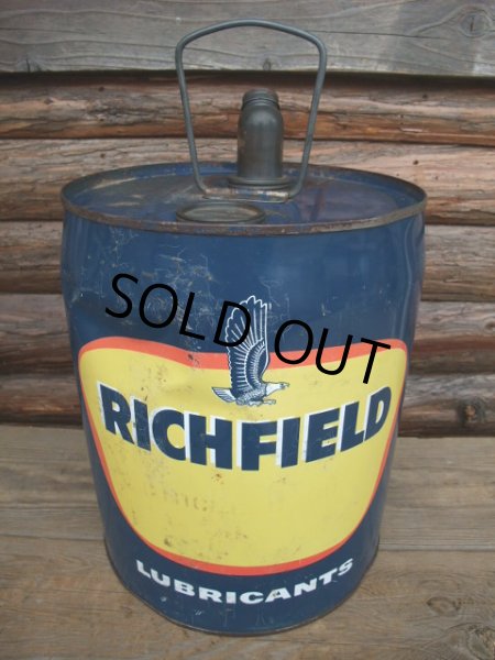 画像1: Vintage RICHFIELD 5GL Motor Gas/Oil (AC-448)  (1)