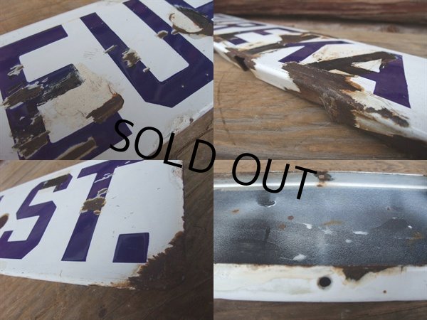 画像3: Vintage STREET Sign / EUREKA. ST  (AC-464)　 (3)