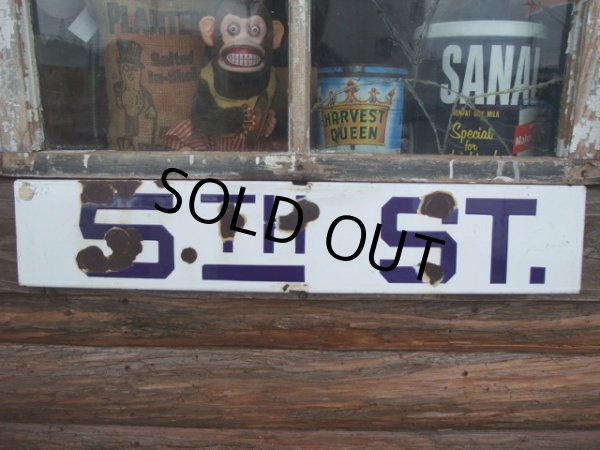 画像1: Vintage STREET Sign / 5th ST  (AC-470)　 (1)