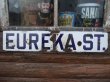 画像1: Vintage STREET Sign / EUREKA. ST  (AC-464)　 (1)