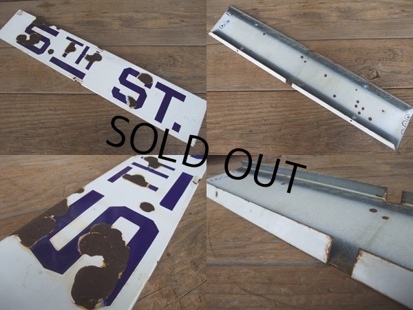 画像2: Vintage STREET Sign / 5th ST  (AC-470)　 (2)