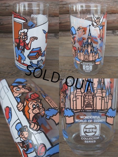 画像2: 70s PEPSI GLASS / PINOCCHIO (AC483) (2)