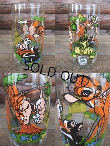 画像2: 70s PEPSI GLASS / BAMBI (AC484) (2)