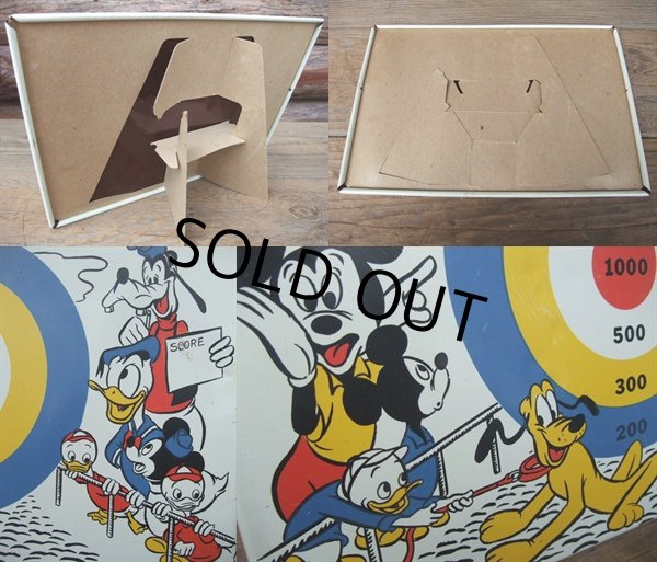画像2: Vintage Disney MICKEY TIN BORD GAME (AC-480) (2)