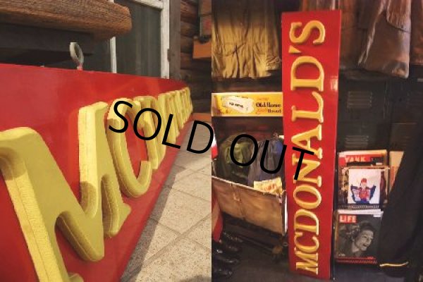画像3: Vintage McDONALD'S Wood Sign (AC497)　  (3)