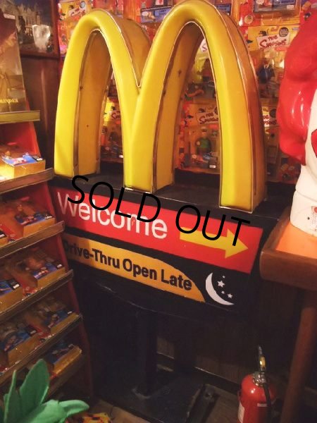 画像1: Vintage McDONALD'S  Drive-Thru Sign (AC-498)　  (1)