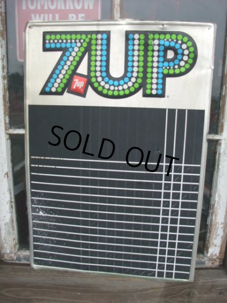 画像1: Vintage 7UP Chalkboard Sign (AC527)　  (1)