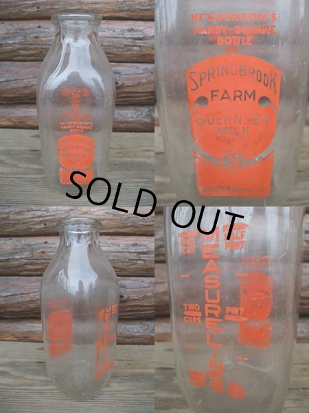 画像2: Vintage Milk Bottle GUERNSEY (AC-554)  (2)