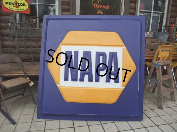 画像1: Vintage NAPA Store Sign HUGE！ (AC562)  (1)