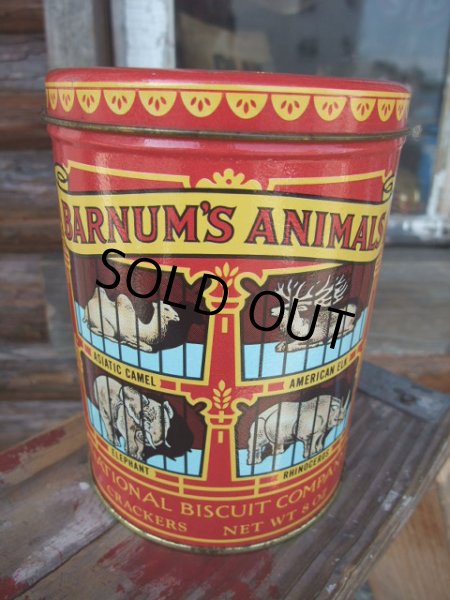 画像1: Vintage Tin Can / Barnum's Animals (AC-571)  (1)