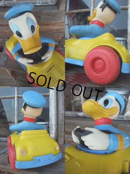 画像3: Vintage Disney DONALD DUCK PULL CAR （AC-581）  (3)