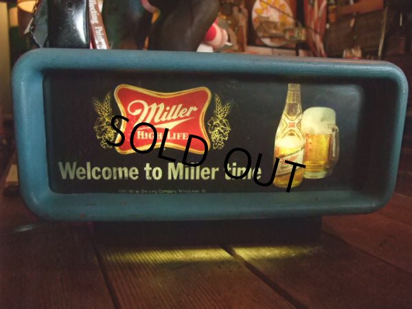 画像1: Vintage Miller Beer Lighted Sing (AC-631)  (1)