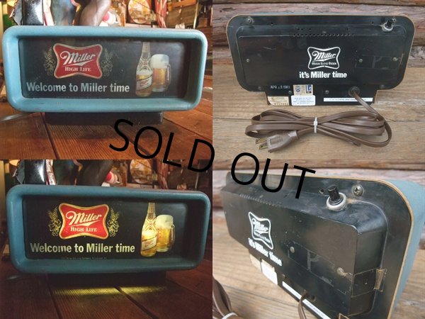 画像2: Vintage Miller Beer Lighted Sing (AC-631)  (2)