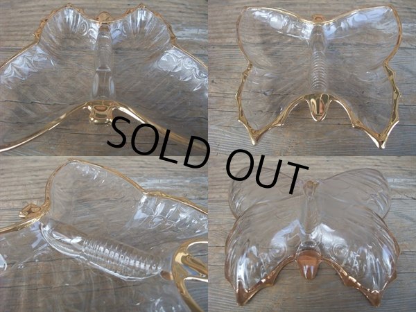 画像2: Vintage Plate Set / Butterfly (AC643) (2)