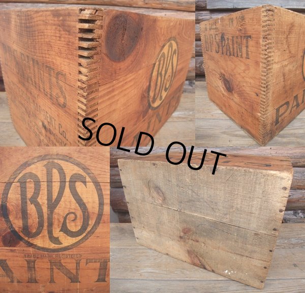 画像3: Vintage BPS Wood Box (AC-656)  (3)
