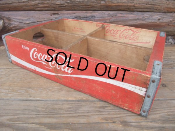 画像1: Vintage Coca Cola Wood Box (AC-657)  (1)