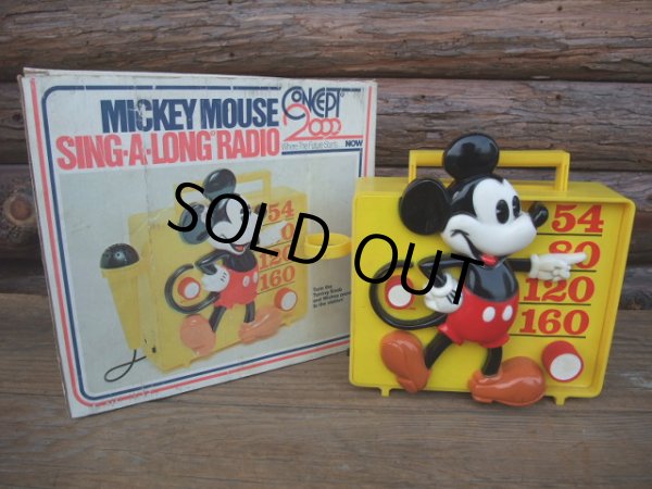 画像1: 70s Disney Mickey / Sing A Long Radio (AC670) (1)