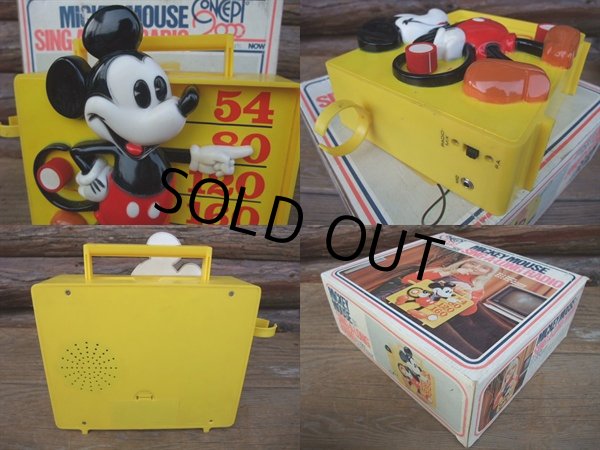 画像2: 70s Disney Mickey / Sing A Long Radio (AC670) (2)