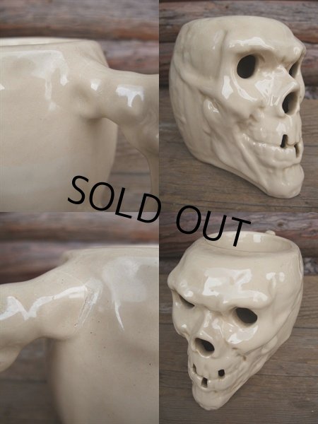画像2: 50s Vintage Skull Mug -B (AC-707) (2)