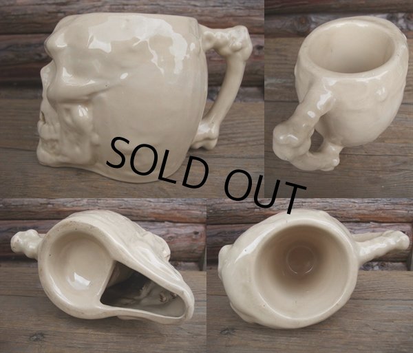 画像3: 50s Vintage Skull Mug -B (AC-707) (3)