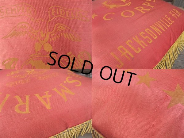 画像2: Vintage Souvenir Cushion / US Marine-A (AC-727)  (2)