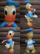 画像2: 70s Vintage Disney Donald Rubber Doll / Ledraplastic  (AC-745) (2)