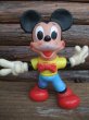 画像1: 70s Vintage Disney Mickey Rubber Doll / Ledraplastic  (AC-744) (1)