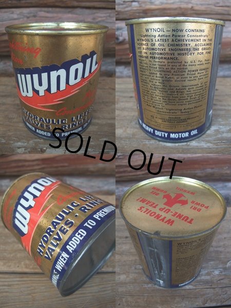 画像2: Vintage WYNOIL Can  Motor Gas/Oil  (AC-738) (2)