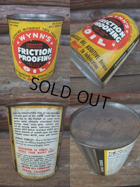 画像2: Vintage WYNN'S Can  Motor Gas/Oil  (AC-739) (2)
