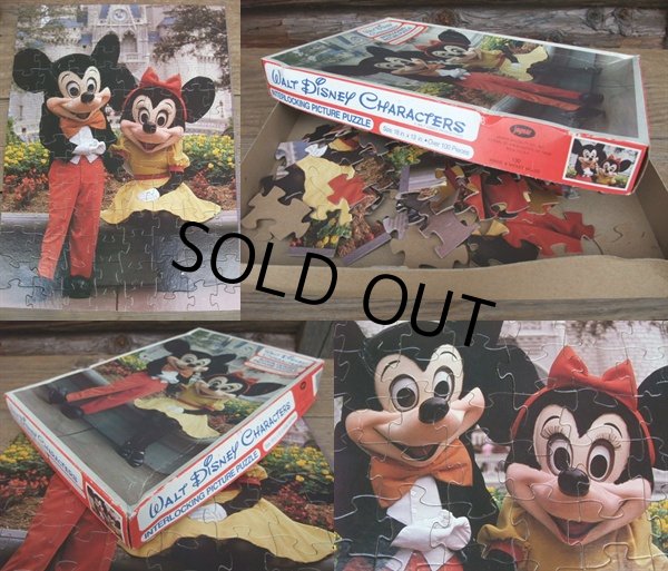 画像2: Vintage Disney Puzzle / MICKEY&MINNIE PHOT (AC838)  (2)