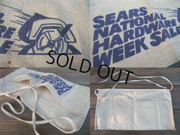 画像2: Vintage Carpenter Nail Apron / Sears (AC-895) (2)
